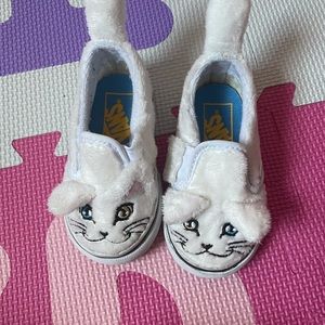 Slightly worn kittens vans